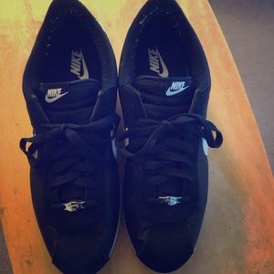 Nike Cortez sz 13 Black Nylon